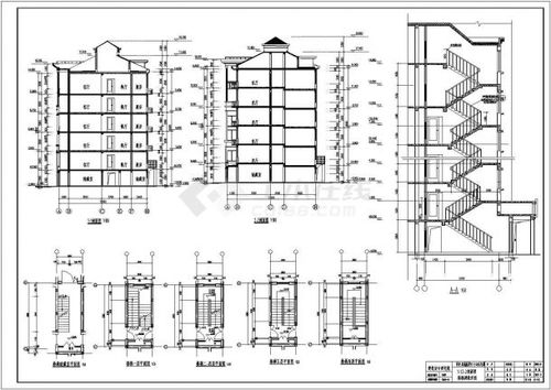某地五层砖混结构住宅楼建筑设计施工图